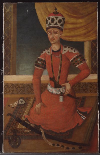 アガムハンマドカーンカジャール、1820年頃 作： Persian School