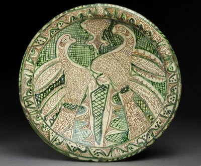 皿、13〜14世紀（陶器） 作： Persian School