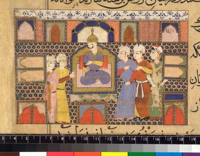 ギアス・アッディーン即位 作： Persian School