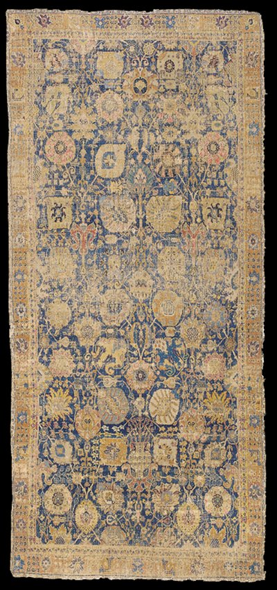 キルマンの「花瓶」カーペット、南東ペルシャ 作： Persian School