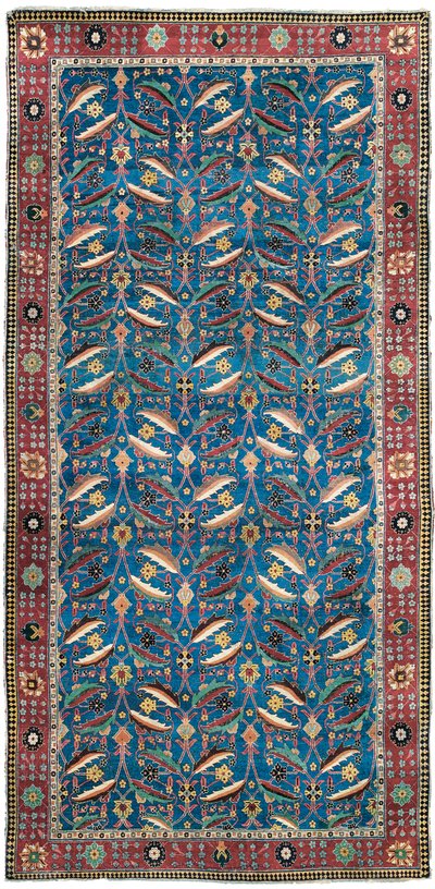 キルマンの「花瓶」カーペット、17世紀半ばの南東ペルシャ 作： Persian School