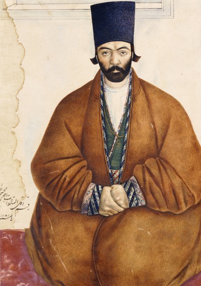 カジャール高貴の肖像、c.1864-5 作： Persian School