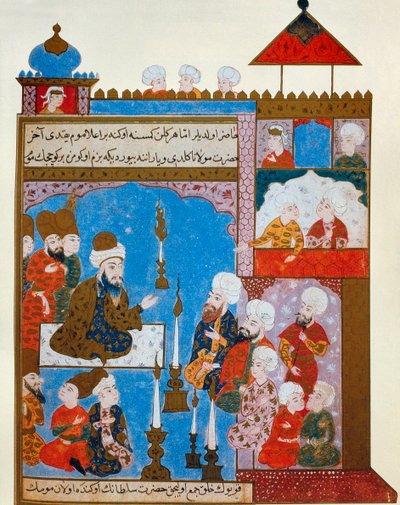 ルミスのキャンドルはまだ点灯しています、16世紀後半 作： Persian School
