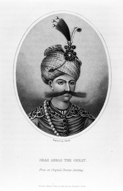 シャーアバス大王、C。ヒース作、1815年 作： Persian School