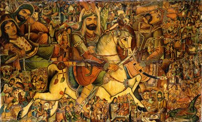 19世紀のケルバラの戦い 作： Persian School