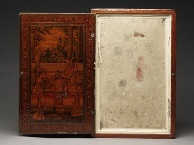 聖家族を描いた道具立て、1830年頃（ミクストメディア 作： Persian School