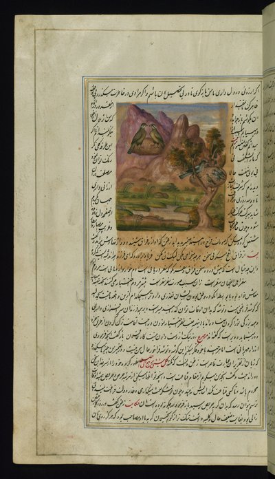 Lights ofCanopusの2匹のタカとカラスの巣 作： Persian School
