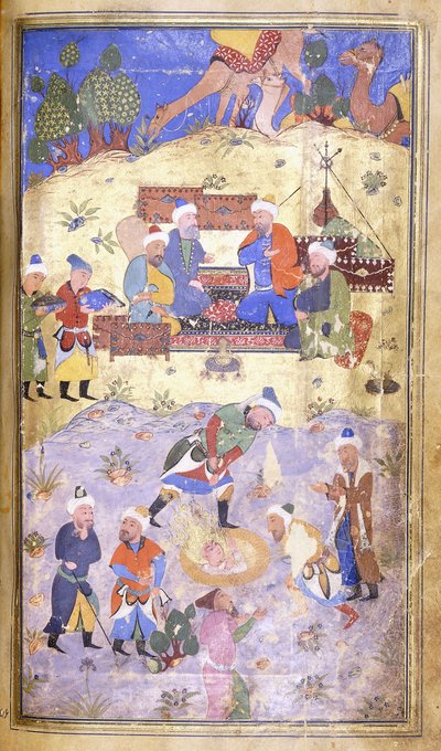 ピットから救出されたユスフ、1492年頃 作： Persian School