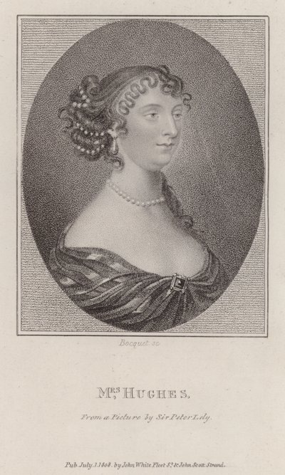 マーガレット・ヒューズ（イギリスの女優）（彫刻 作： Peter (after) Lely