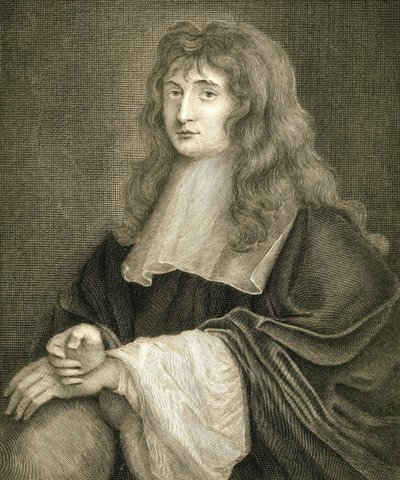アイザック・ニュートン卿の肖像 作： Peter (after) Lely