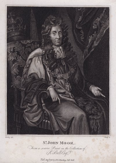 サー・ジョン・ムーア（イギリスの政治家、国会議員、ロンドン市長）（彫刻作品 作： Peter (after) Lely