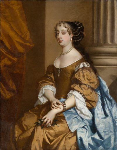 バーバラ・ヴィリアーズ、後にクリーブランド公爵夫人（1640-1709）、1662-1665年頃（キャンバスに油彩） 作： Peter (and studio) Lely