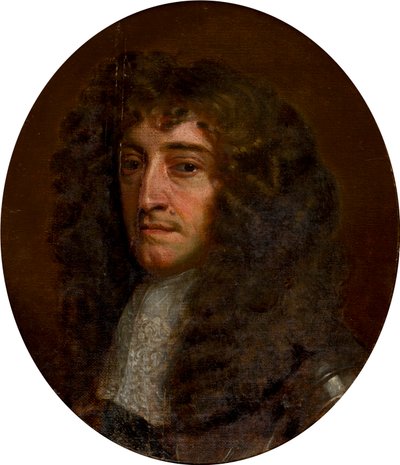 ライン川の王子ルパートの肖像（1619-1682）、1618-80年頃（船上油彩） 作： Peter (follower of) Lely