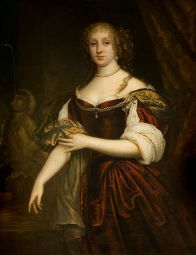 女性の肖像 作： Peter (manner of) Lely