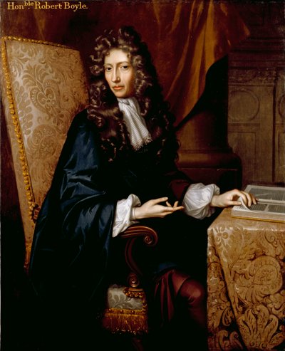ロバート・ボイルの肖像（1689年頃）（油彩・キャンバス 作： Peter (school of) Lely