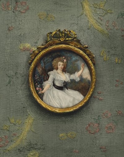 見知らぬ女性の肖像 作： Peter Adolf Hall