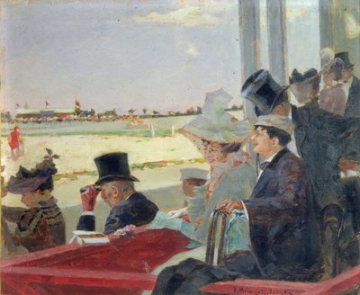 競馬、1902年（木の上の油） 作： Peter Alexandrovich Nilus