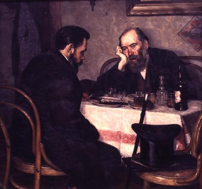 二人の友人の出会い 作： Peter Alexandrovich Nilus