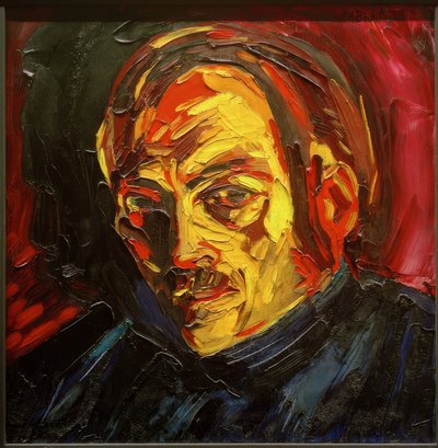 マックス・ティーツの肖像 作： Peter August Böckstiegel
