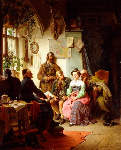 結婚の手引き、1866 作： Peter Baumgartner