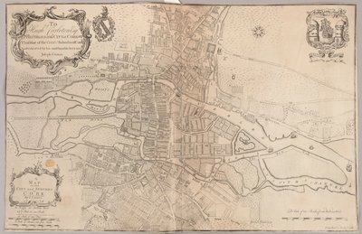 コーク市と郊外の地図 作： Peter Butler