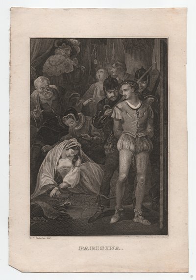 パリジナ、1850年頃（エングレーヴィング） 作： Peter Carl Geissler