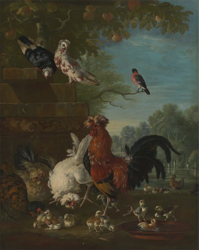 公園のニワトリ、ニワトリ、ニワトリ 作： Peter Casteels