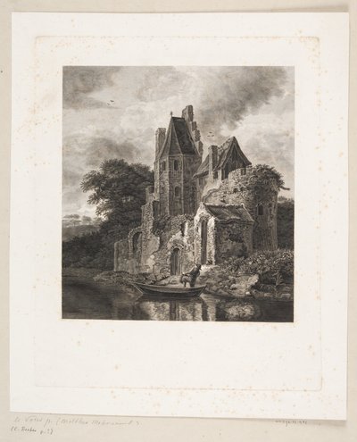 川沿いの城跡 作： Peter Christian Schøler
