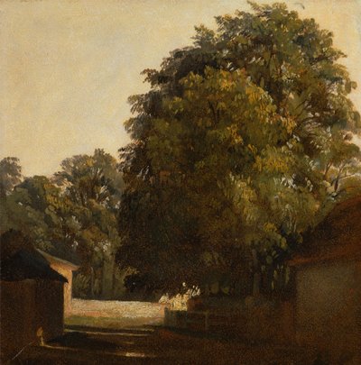 栗の木のある風景 作： Peter DeWint