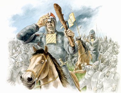 ヘイスティングスの戦い、1066年、c1990-2010 作： Peter Dunn