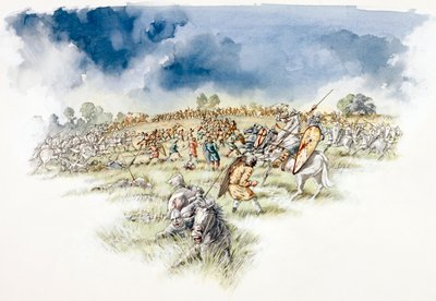 ヘイスティングスの戦い、1066 c1990-2010 作： Peter Dunn