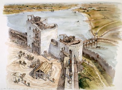 クリフォードの塔、13 世紀後半、c1990-2010 作： Peter Dunn