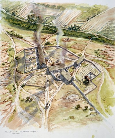 グリーンシール、リンディスファーン、聖なる島、ノーサンバーランド、9 世紀 1993-2005 作： Peter Dunn