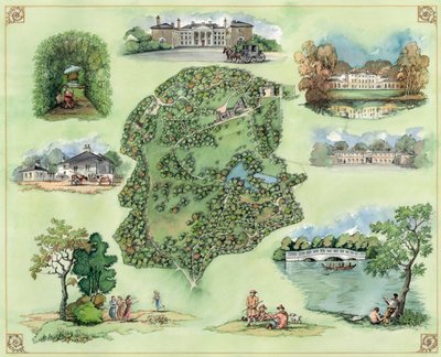 ケンウッドの家と敷地、c17世紀、c1990-2010 作： Peter Dunn