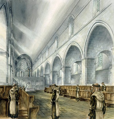 リヴォー修道院、13世紀、1990～2010年頃 作： Peter Dunn