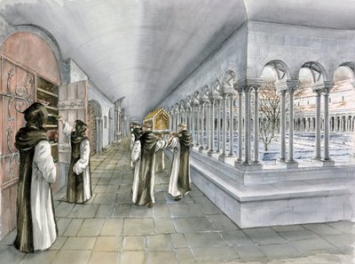 リヴォー修道院、13世紀、1990～2010年頃 作： Peter Dunn