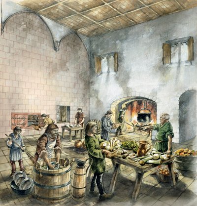 リヴォー修道院、14世紀、1990～2010年頃 作： Peter Dunn