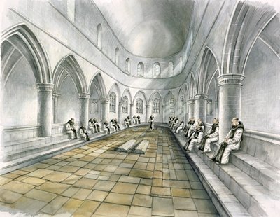 リヴォー修道院、14世紀、1990～2010年頃 作： Peter Dunn