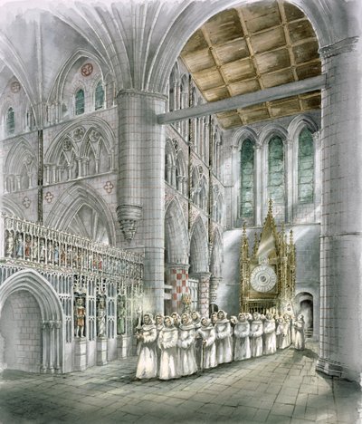 リヴォー修道院、15世紀、1990～2010年頃 作： Peter Dunn
