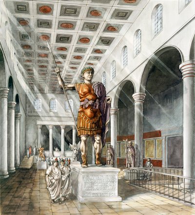 ヨーク ローマ大聖堂、c3 世紀、c1990-2010 作： Peter Dunn