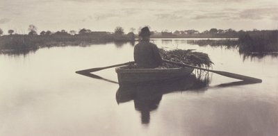 ノーフォークブロードでの料理、生活、風景のローイングホーム、1886年 作： Peter Emerson und Thomas Goodall