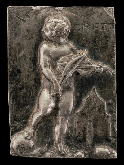 ミューズ エラトを象徴するプット、c. 1540年。 作： Peter Flötner