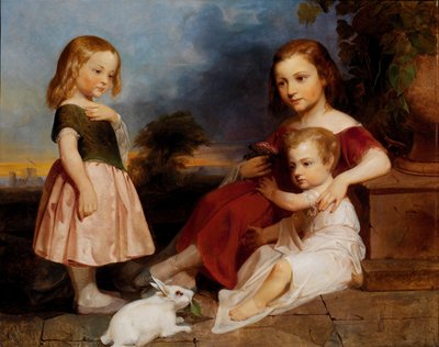 ダウナー家の子供たちの肖像 作： Peter Frederick Rothermel