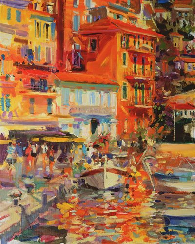 Reflections, Villefranche, 2002 作： Peter Graham (Contemporary)