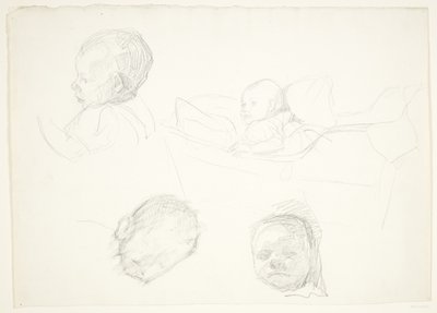子供の 4 つの研究、1 つはゆりかごの中で 作： Peter Hansen