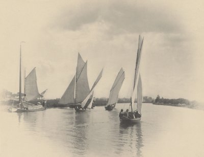 ホーニングでのセーリングマッチ 作： Peter Henry Emerson
