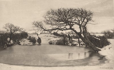冬の朝、1887年（写真） 作： ピーター・ヘンリー・エマーソン