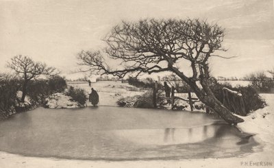 冬の朝 作： Peter Henry Emerson