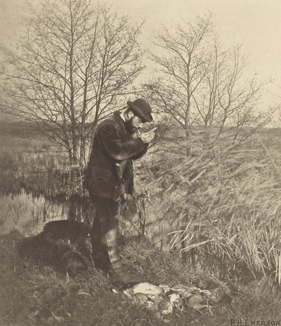 コバート・コーナーにて。[ノーフォーク］ 作： Peter Henry Emerson