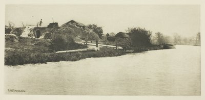 ブレ川のブリックフィールド (ノーフォーク) 作： Peter Henry Emerson